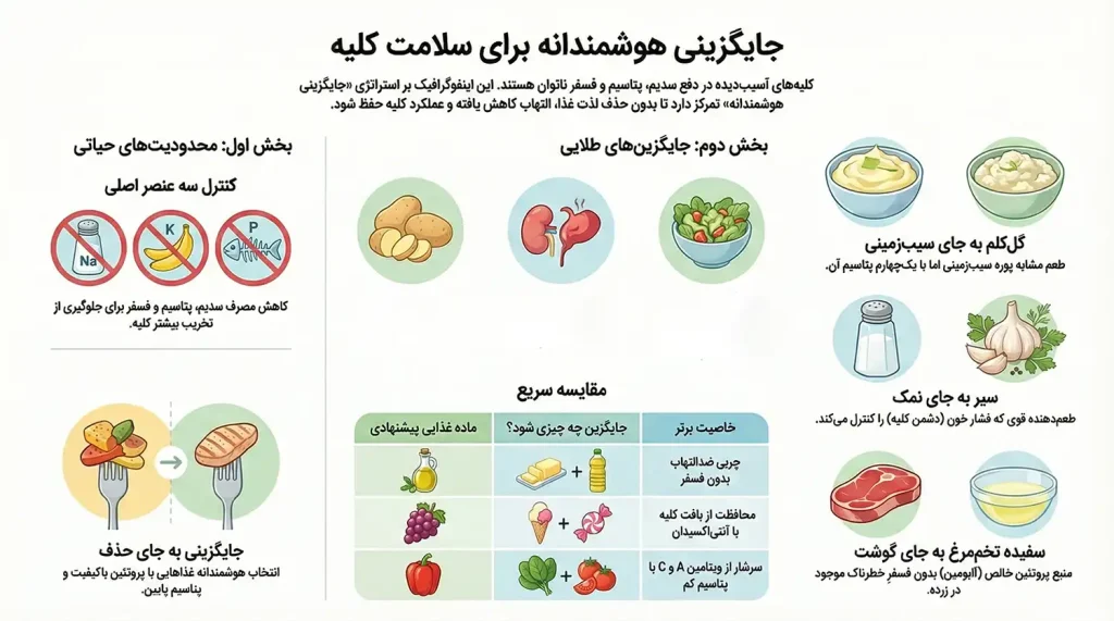 بهترین رژیم غذایی برای بیماران کلیوی