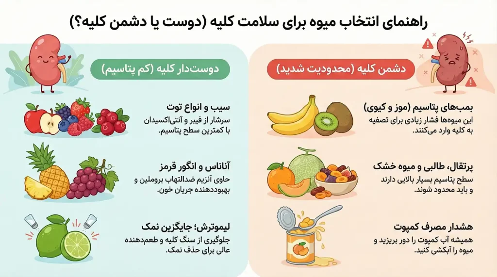 بهترین میوه برای نارسایی کلیه
