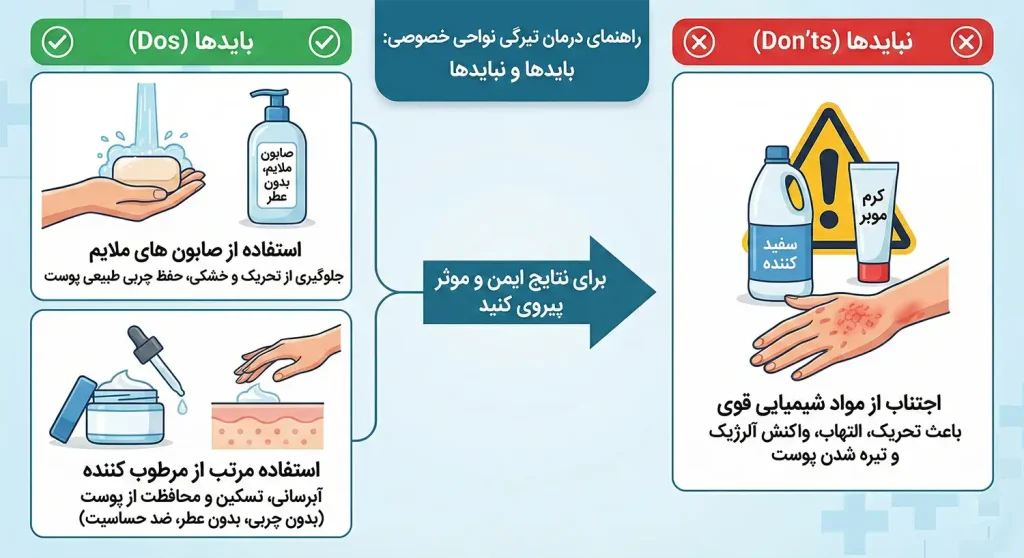بایدها و نبایدهای مرتبط با رفع تیرگی آلت تناسلی